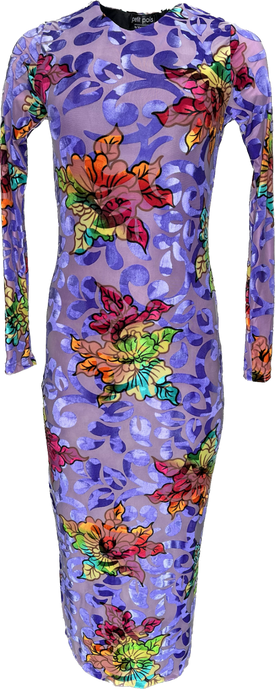 Dinasty Crew Neck Dress - Petit Pois by Viviana G