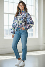 Load image into Gallery viewer, Enchanted Forest Bomber Jacket - Petit Pois by Viviana G