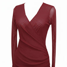 Load image into Gallery viewer, Rouge Solid Color Draped Top