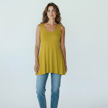 Load image into Gallery viewer, Lemon Zest Solid Color Swing Tank