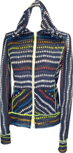 Load image into Gallery viewer, Fancy Stripes  Hoodie Jacket - Petit Pois by Viviana G