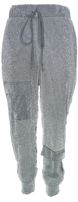 Gunmetal Sparkling Jogger - Petit Pois by Viviana G