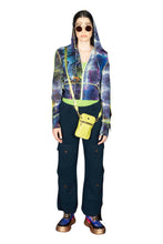 Load image into Gallery viewer, Graffiti Cropped Hoodie