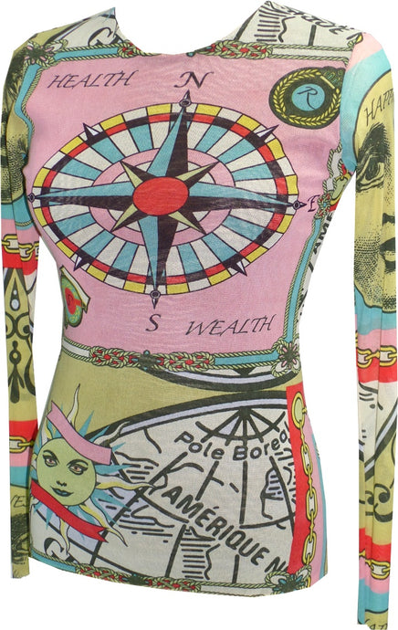 Journey Crew Top - Petit Pois by Viviana G