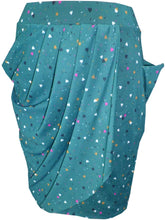 Load image into Gallery viewer, Love Me Teal Wrap Around Skirt - Petit Pois by Viviana G