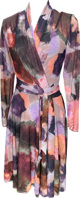 Marble Wrap Dress - Petit Pois by Viviana G