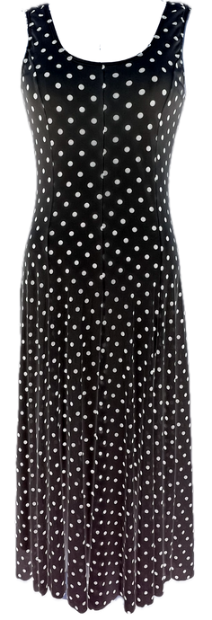 MIni Dots Black Princess Dress - Petit Pois by Viviana G
