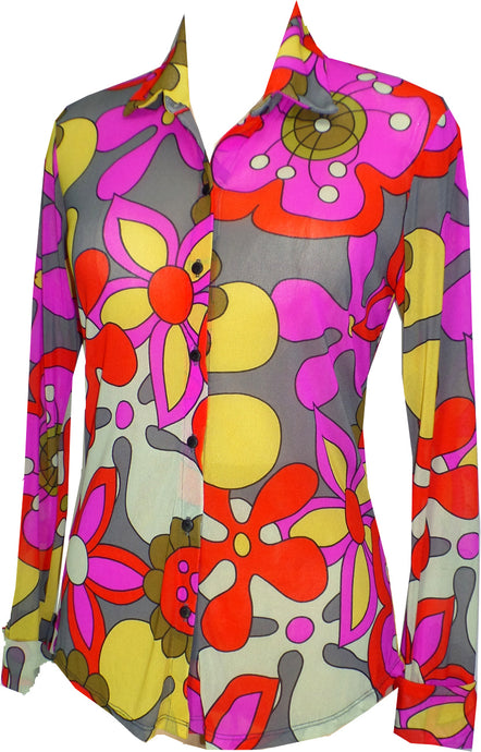 Mary Quant Classic Shirt - Petit Pois by Viviana G