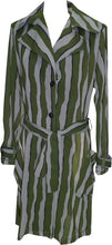 Load image into Gallery viewer, Mirror Stripes Trench Coat