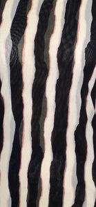 Mirror Stripes Cropped Cardigan