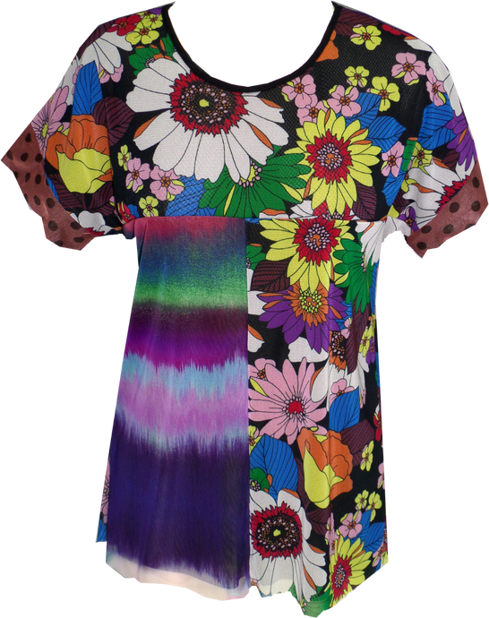 Old Garden Scoop Top - Petit Pois by Viviana G