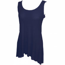 Load image into Gallery viewer, Navy Solid Color Swing Tank