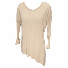 Load image into Gallery viewer, Oyster Solid Color Asymmetric Scoop Blouson