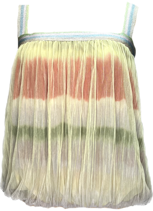 Pleated Ombre Bubble Top - Petit Pois by Viviana G