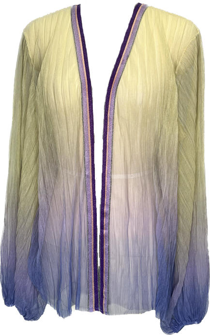 Pleated Ombre Cover Up - Petit Pois by Viviana G