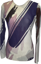 Load image into Gallery viewer, Purple Rain Crew Neck Tee - Petit Pois by Viviana G