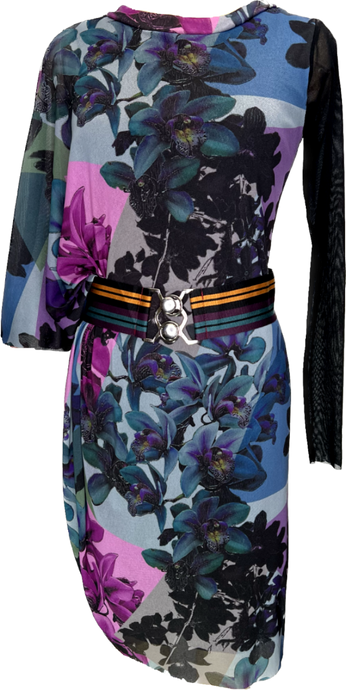 Poetry Asymmetric Dress - Petit Pois by Viviana G