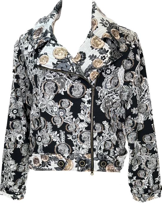 Royal Coin Sport Jacket - Petit Pois by Viviana G
