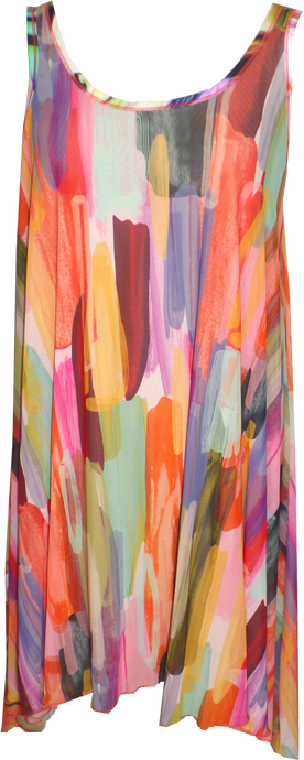 Sundown Tank Dress - Petit Pois by Viviana G