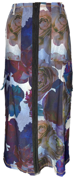 Power Flower Reversible Skirt - Petit Pois by Viviana G