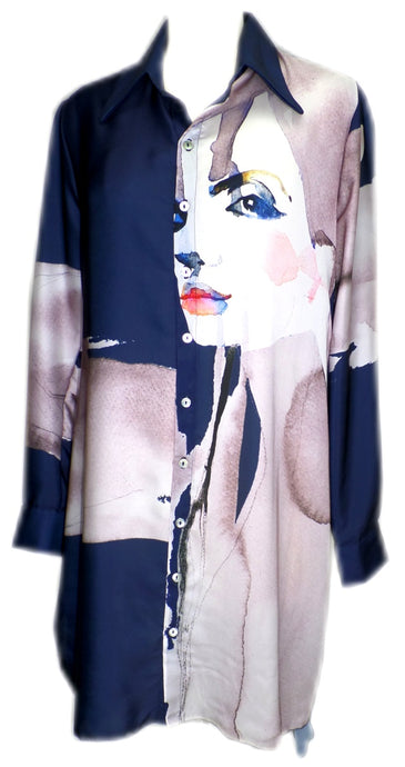 Self Portrait Shirt Dress - Petit Pois by Viviana G