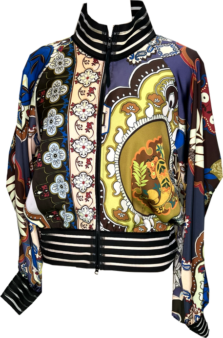 The Qeen Bomber Jacket - Petit Pois by Viviana G