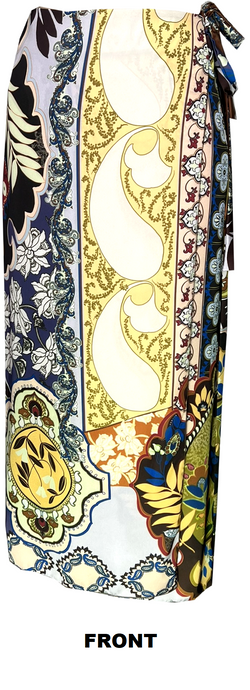 The Qeen Wrap Around Skirt - Petit Pois by Viviana G