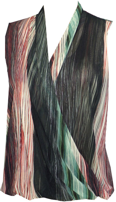 Uranus Draped Top - Petit Pois by Viviana G