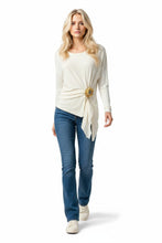 Load image into Gallery viewer, Vanilla Solid Color Asymmetric Blouson