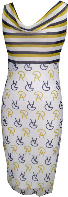 VG Nautical Cowl Neck Dress - Petit Pois by Viviana G