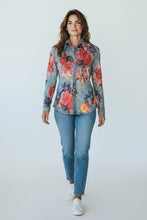 Load image into Gallery viewer, Vintage Rose Western Shirt - Petit Pois by Viviana G