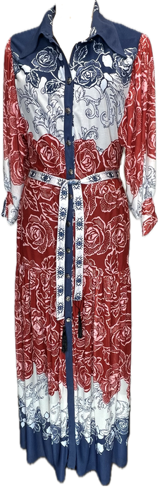 White Flower Maxi Dress - Petit Pois by Viviana G