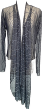 Load image into Gallery viewer, Grey  Wave Mesh  Wrap Around - Petit Pois by Viviana G