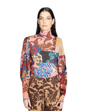 Load image into Gallery viewer, Collage Turtle Neck Top