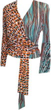 Load image into Gallery viewer, Costa Del Sol Aqua Wrap Around Top