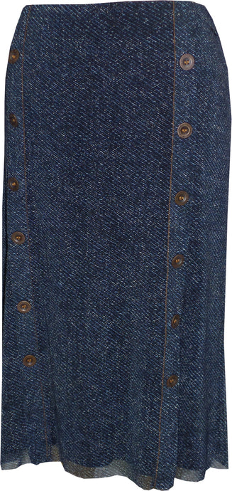 'A' Line Denim Skirt