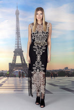 Load image into Gallery viewer, Royal Burnout Long  Dress - Petit Pois by Viviana G