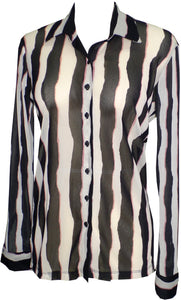 Mirror Stripes  Oversize Shirt