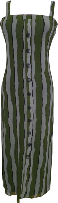 Mirror Stripes Tank Dress
