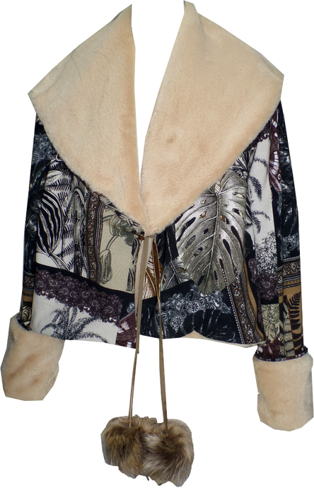Nouveau Denim Reversible Jacket - Petit Pois by Viviana G