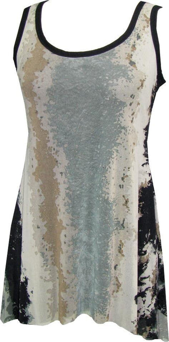 Nevada Swing Long Tank - Petit Pois by Viviana G