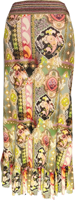 Royal Paisley Lined Boho Skirt