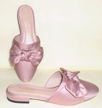 Load image into Gallery viewer, Miley Satin Mules - Petit Pois by Viviana G