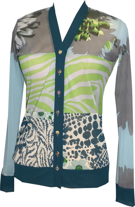 Sunset Combo Cardigan - Petit Pois by Viviana G