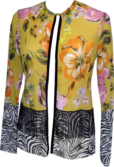 Combo Print Novelty Cardigan - Petit Pois by Viviana G
