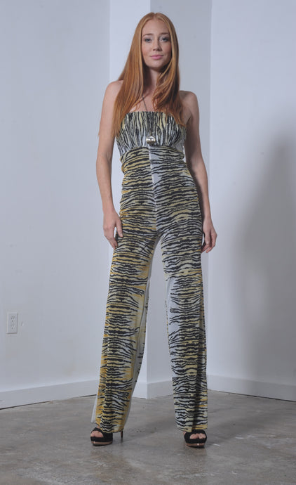 Strapless Jumpsuit - Petit Pois by Viviana G