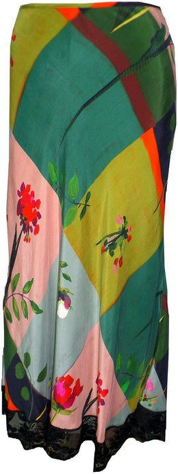 Vintage Patch Bias Skirt - Petit Pois by Viviana G