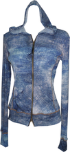 Load image into Gallery viewer, Washed Out Denim Hoodie