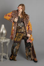 Load image into Gallery viewer, Knit and Fur Reversible Coat w/Pom Poms